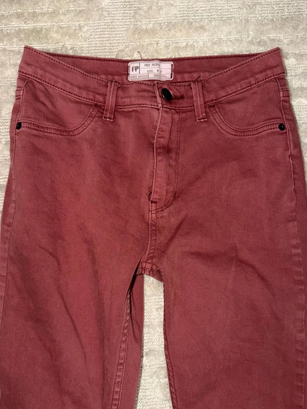 Free People Mauve Skinny Jeans